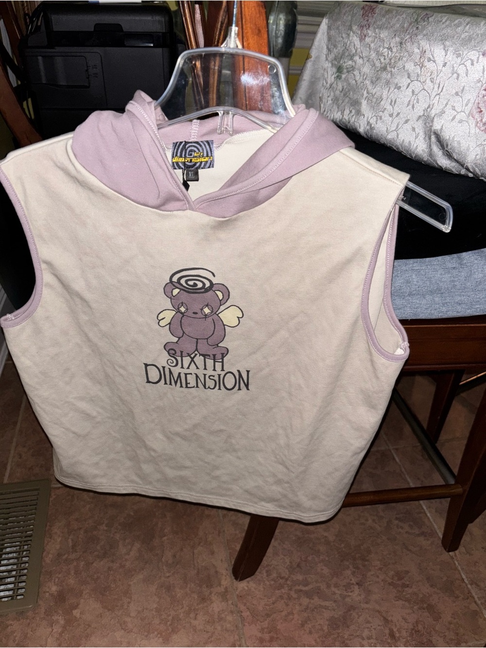 NWT Sixth Dimension Hoodie Tank Top